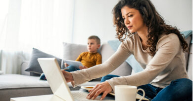 Working from home might cause work-family conflict for women