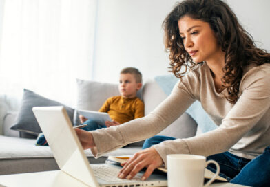 Working from home might cause work-family conflict for women